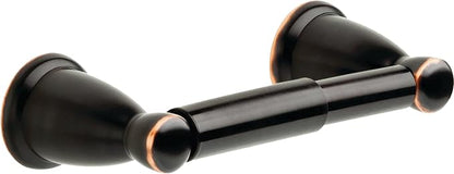 Franklin Brass Kinla (1-Pack) Toilet Paper Holder Oil Rubbed Bronze Tissue Roll Holder for Bathroom Organization and Storage Spring-Loaded Toilet Tissue Holder Wall Bathroom Accessories KIN50-OB1