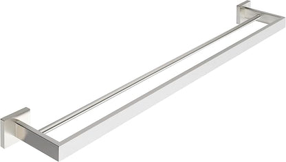 Alise Double Towel Bars Towel Rack for Bathroom Wall Mount 32 Inch,Brushed | SUS304 Stainless Steel Bathroom Towel Holder, Square Towel Rod Towel Hanger for Bathroom Lavatory Kitchen