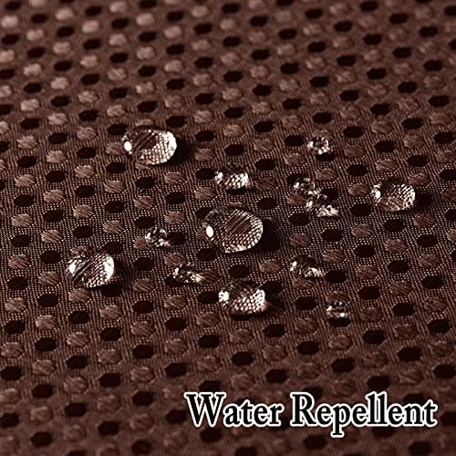 Gibelle No Hook Cloth Brown Shower Curtain with Liner, 72x86