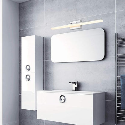 mirrea 36in Modern LED Vanity Light for Bathroom Lighting Dimmable 36w Chromed (Warm White 3000K)
