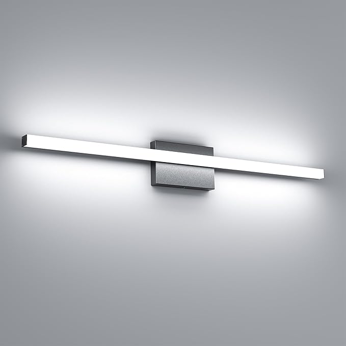 36Inch LED Bathroom Vanity Light Bar 5700K Dimmable Led Bathroom Light Over Mirror Modern Bath Wall Light Cool White ETL Certified 34W