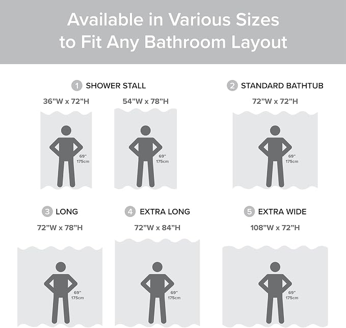 Madison Park Arbor Waffle Long Shower Curtain for Bathroom, 72 x 78, White | Adds Privacy, Machine Washable, Farmhouse, OEKO-TEX Certified Bathroom Curtain, 3M Scotchgard Moisture Management