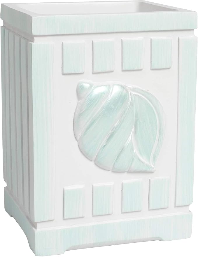 Sweet Home Collection Bathroom Accessories Collection Unique Decorative Beautiful Designs Bath Décor, Tumbler, Beach Shells(Pack of 1)
