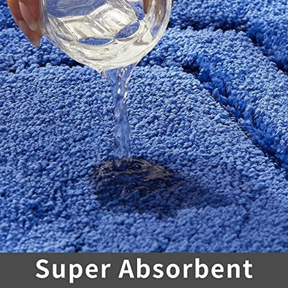 COSY HOMEER Non-Slip Bath Mat Extra Thick Absorbent Plush Washable