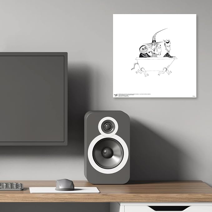 Trends International Gallery Pops Disney Tim Burton's The Nightmare Before Christmas - Bathtub Wall Art Wall Poster, 12" x 12", Unframed Version