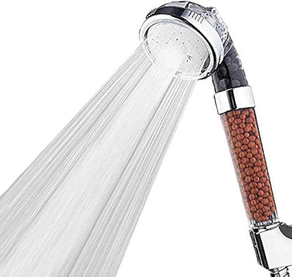 Shower Head,High Pressure Water Saving Detachable 3 Mode Function Filtered Handheld Showerhead for Dry Hair & Skin SPA