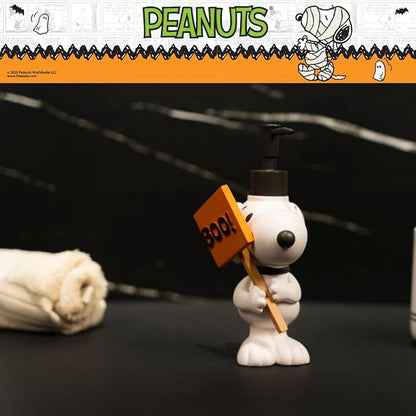 Peanuts Snoopy Soap/Lotion/Hand Sanitizer Resin Pump Dispenser, 10.23 Ounces, (Officially Licensed Product) by Franco