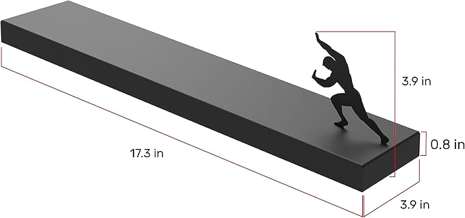 Floating Toilet Paper Shelf - Funny Bathroom Decor, Sisyphus | Unique toilet paper holder doubles as tissue box cover and bathroom shelf storage