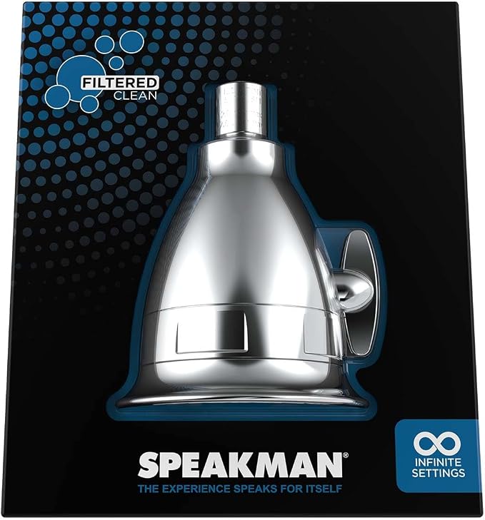 Anystream Filtered 3-Spray Polished Chrome Low Flow Shower Head 2.0-GPM (7.6LPM)