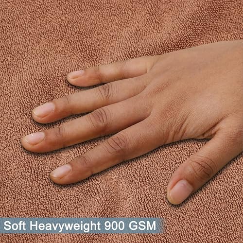 COTTON CRAFT Bath Mats - 2 Pack Tub Shower Floor Mat - 21x30 - Mocha