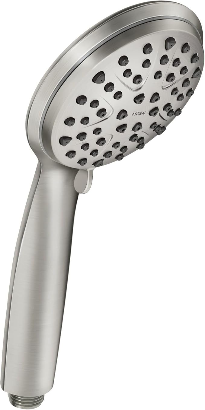 Moen Attune Shower Head with Handheld Sprayer, 6 Handheld Shower Head Spray Settings, Spot Resist Brushed Nickel Finish, 218H0SRN