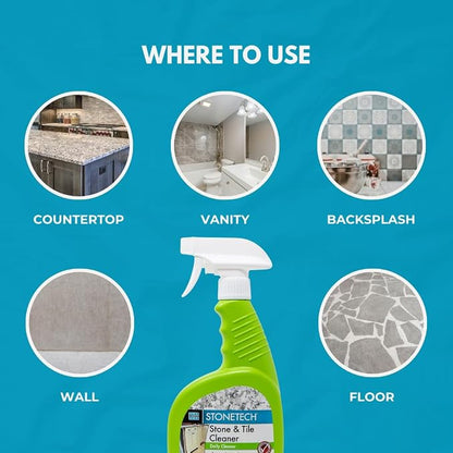 STONETECH Stone & Tile Cleaner, 24OZ (709ML) Spray Bottle