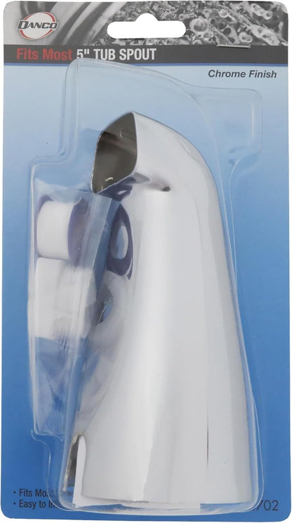 DANCO One-Size-Fits-All Universal Tub Spout, Chrome (88702A), Without Diverter, 1-Pack