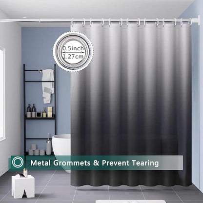 Shower Curtain Liner, 100% Waterproof Peva Shower Curtains with 3 Duty Heavy Bottom Magnets and 12 Rust Proof Grommets, 72x72 Weighted Shower Liner for Shower Stall, Bathtubs