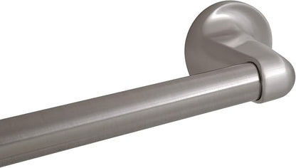 Design House 538355 Calisto Wall-Mounted Towel Ring Satin Nickel | Wall Mount, Transitional, Zinc, Hardware, 558171