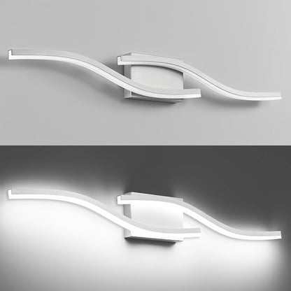 PRESDE 32 Inch Vanity Light Brushed Nickel Bathroom Light Fixtures Over Mirror LED Modern Bath Wall Lighting Bar Dimmable