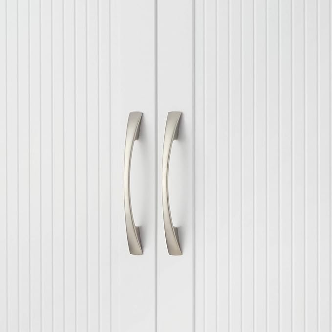 Teamson Home Newport Removable Wall Cabinet with Double Doors- White