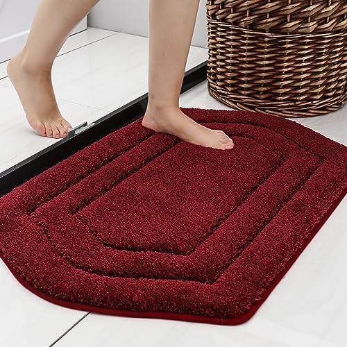 COSY HOMEER Non-Slip Bath Mat Extra Thick Absorbent Plush Washable