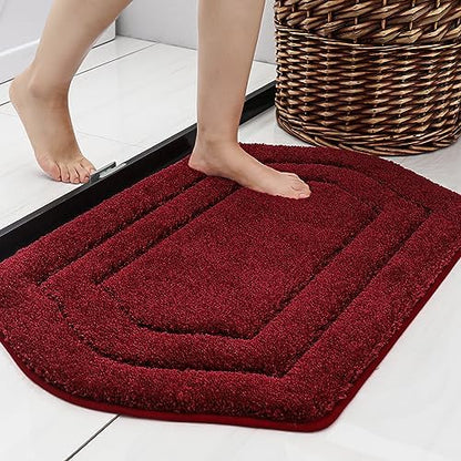 COSY HOMEER Non-Slip Bath Mat Extra Thick Absorbent Plush Washable