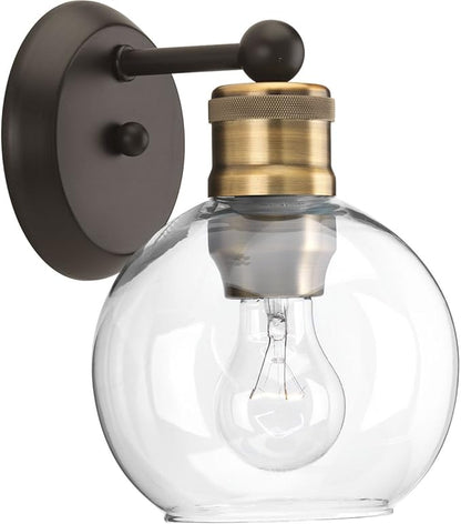 Progress Lighting P300049-020 Hansford Bath & Vanity, 1-Light, Antique Bronze