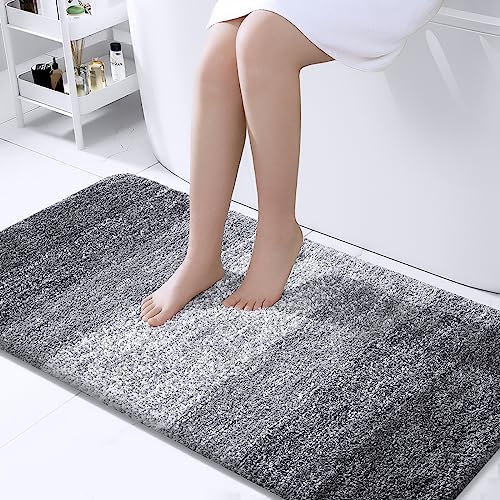 OLANLY Bathroom Runner Rug 44x24, Extra Soft Absorbent Microfiber Bath Rugs