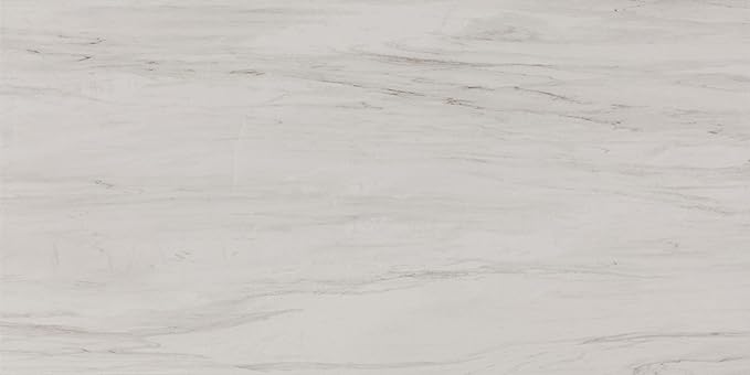 Daltile Costar 12" x 24" Marble Look Porcelain Floor Tile in Matte Calacatta Sky for Kitchen, Bathroom, Living Room Floors