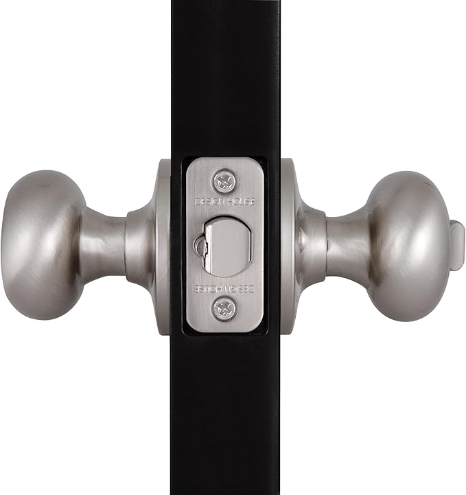 Design House 753327 Cambridge Keyed Entry Door Knob Satin Nickel