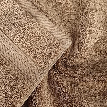 Superior Egyptian Cotton Plush & Absorbent, Hand Towel Set of 4, Latte