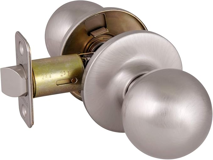 Design House 781872 Ball Passage Hall and Closet Door Knob Satin Nickel