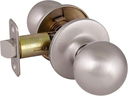 Design House 781872 Ball Passage Hall and Closet Door Knob Satin Nickel