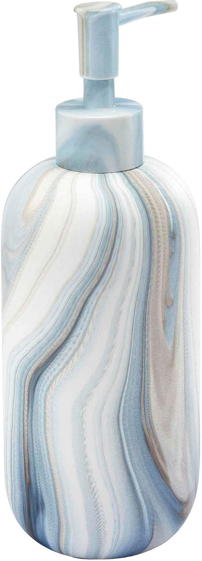 Avanti Linens Accessories Bathroom Essentials, Lotion Pump, Blue | Refillable, Soap & Lotion Pump, Easy Pump, Durable Construction, Seasonal Bathroom Decor