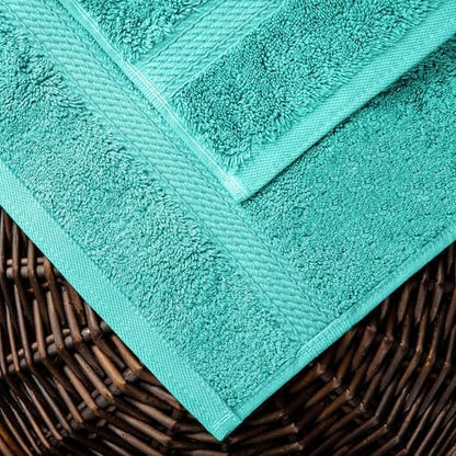 SUPERIOR Egyptian Cotton Ultra Plush & Absorbent, 10 Piece Set, Turquoise