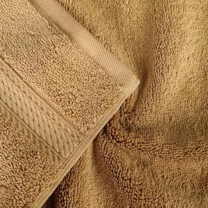 Superior Egyptian Cotton 800 GSM Plush & Absorbent, 9 Piece Set, Toast