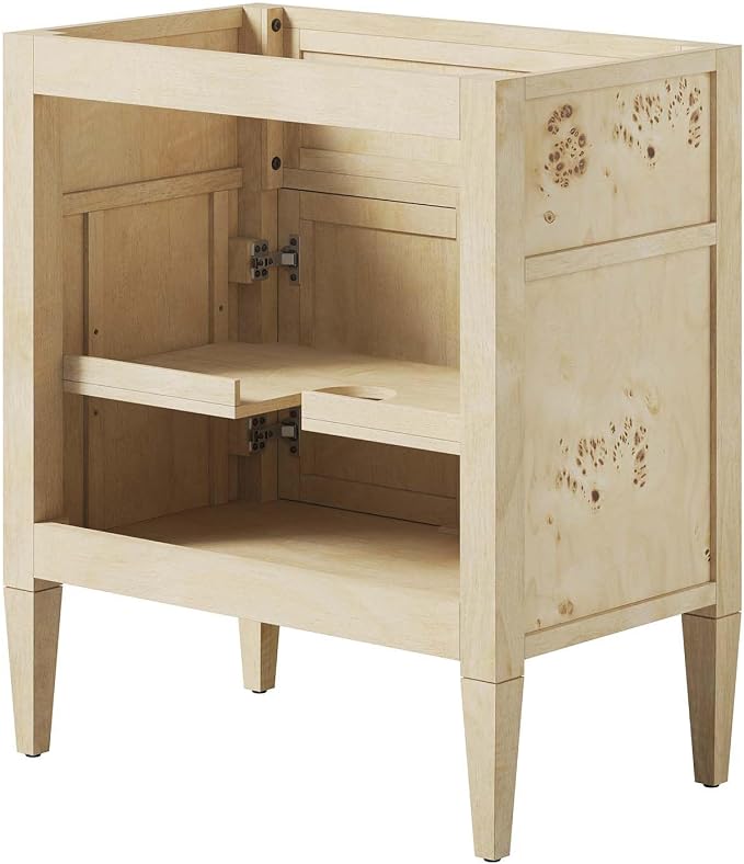 Modway EEI-6138-BUR Elysian 30" Bathroom Vanity Cabinet (Sink Basin Not Included), Burgundy