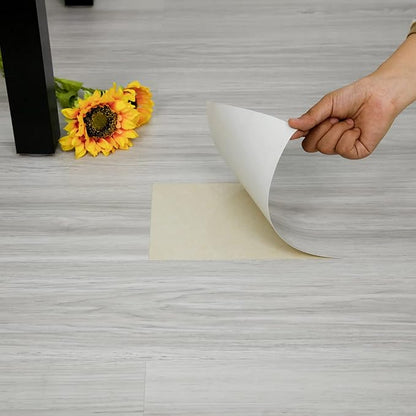 20-Pack 30 Sq.Ft Peel and Stick Floor Tile, Vinyl Plank Flooring | Natural Wood Look, Self Adhesive Durable and Waterproof for Transfer Bedroom, Kitchen, RV, Bathroom and Living Room, 36in×6in