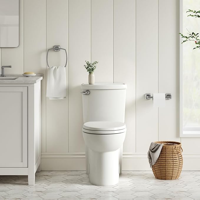 American Standard 5024B65G.020 Transitional Slow-Close & Easy Lift-Off Round Front Toilet Seat, White