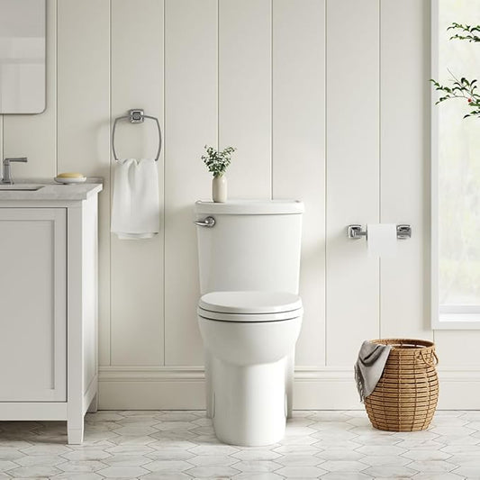 American Standard 5024B65G.020 Transitional Slow-Close & Easy Lift-Off Round Front Toilet Seat, White