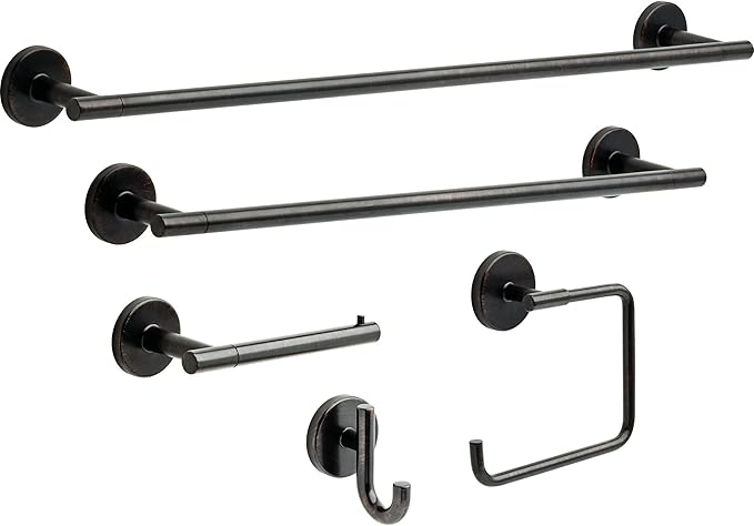 Delta 75930-RB Trinsic 30 in. Wall Mount Towel Bar Bath Hardware Accessory in Venetian Bronze