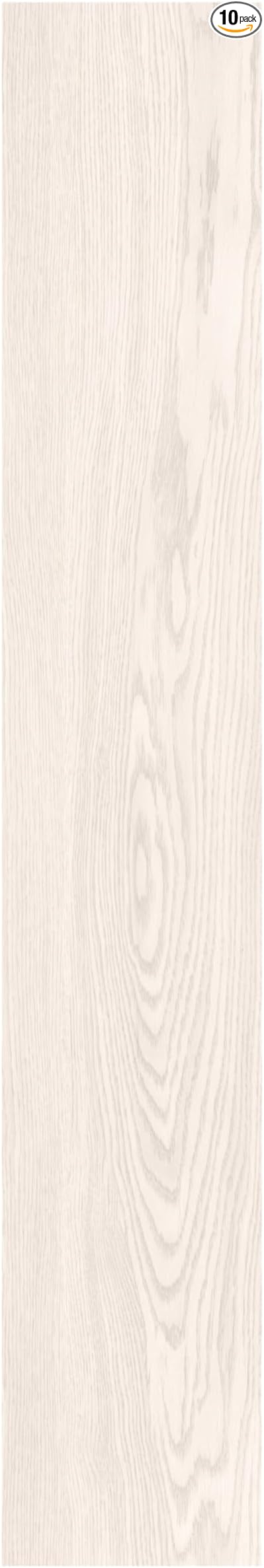Vinyl Peel and Stick Floor Tile, Self-Adhesive Wood Plank, 10-Pack (15 Square Feet) - 6 Inch Width, 36 Inch Length, 1.2mm - White Oak - Easy DIY Nexus Planks for Any Room by Achim Home Decor