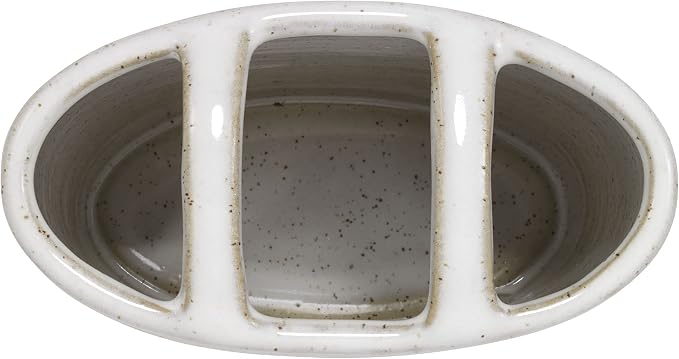 Avanti Linens - Toothbrush Holder, Guest Bathroom Essentials, Modern Home Decor (Drift Collection)