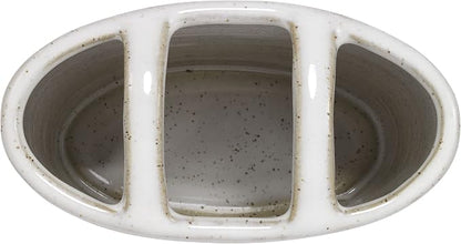 Avanti Linens - Toothbrush Holder, Guest Bathroom Essentials, Modern Home Decor (Drift Collection)