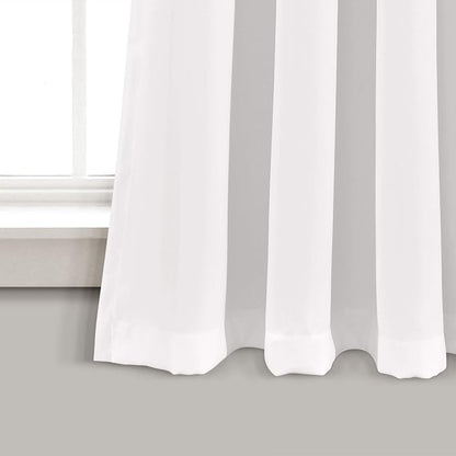 Lush Decor Weeping Flower Light Filtering Window Curtain Panels, Pair, 52"W x 63"L + 2" Header, Yellow & Gray - Charming Modern Floral Curtains for Living Room, Dining Room, & Bedroom