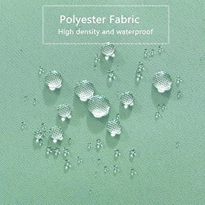 LLSCL Green Fabric Shower Curtain Liner with Magnets, Waterproof Hotel Quality, 72 x 72 Machine Washable
