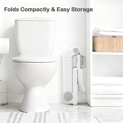 Potty Training Seat with Step Ladder for Kids Boy Girl, Grey | No Assembly Required, Toddler Toilet Training, Foldable Non-Slip Steps, Splash Guard, 2-in-1, Adjustable, Potty Ladder Chair