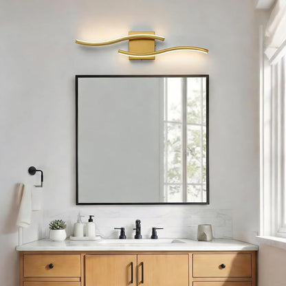 Vanity Light for Bathroom, 23.6 Inch Gold LED Dimmable | Bathroom Lights Fixture Over Mirror, 5CCT Adjustable Color Temperatures Modern Wall Sconces for Bathroom Bedroom Living Room