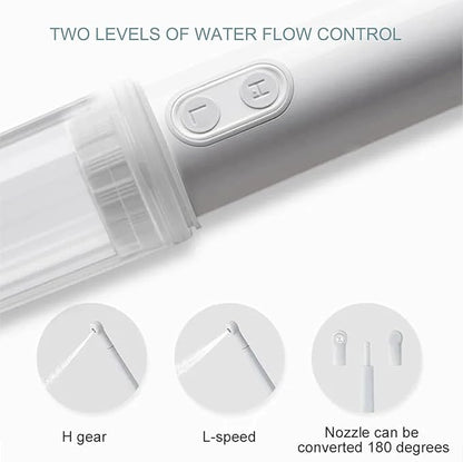 Portable Bidet Travel Bidet Sprayer Electric Handheld Bidet ,Ipx6 Waterproof ,with 2 Pressure Options,for Personal Hygiene Cleaning,Pink
