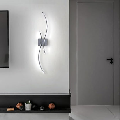 CANEOE Modern LED Wall Sconce, 39Inch LED Bathroom Vanity Light, 6000K Modern Wall Light Fixtures Indoor Wall Lamps for Living Room Hallway Sconces Lighting