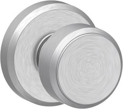 SCHLAGE F10 BWE 626 GSN Greyson Collection Bowery Passage Lock Knob, Satin Chrome - F10 BWE 625 GSN