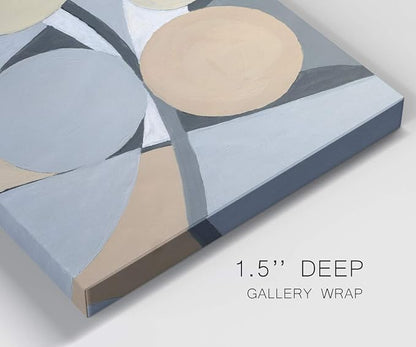Renditions Gallery Canvas Wall Art Modern Paintings & Prints Decorations Grey Brown Rug Abstrac Canvas Wall Hanging Artwork Picture for Bedroom Living Room Office Kitchen - 8"x12" LT02