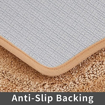 COSY HOMEER Non-Slip Bath Mat Extra Thick Absorbent Plush Washable